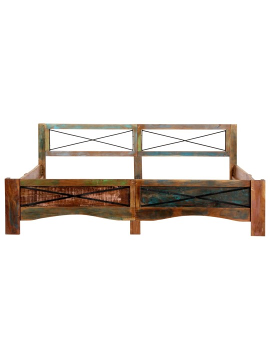 Gultas rāmis, pārstrādāts masīvkoks, 180x200 cm