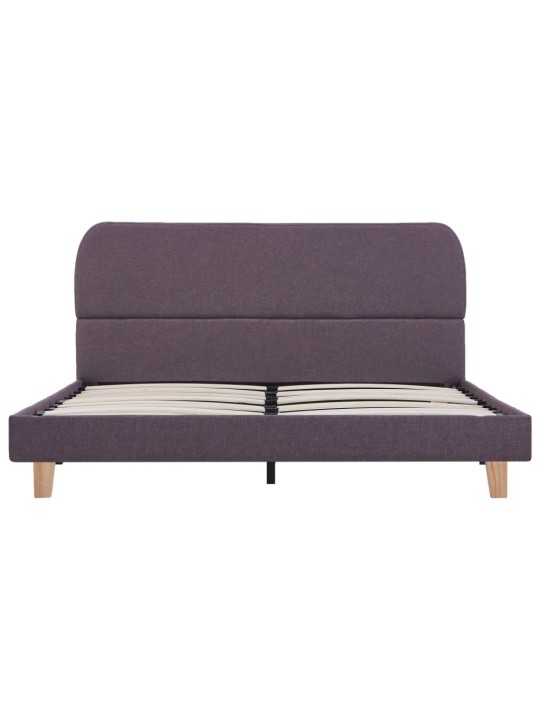 Gultas rāmis bez matrača taupe audums 135x190 cm