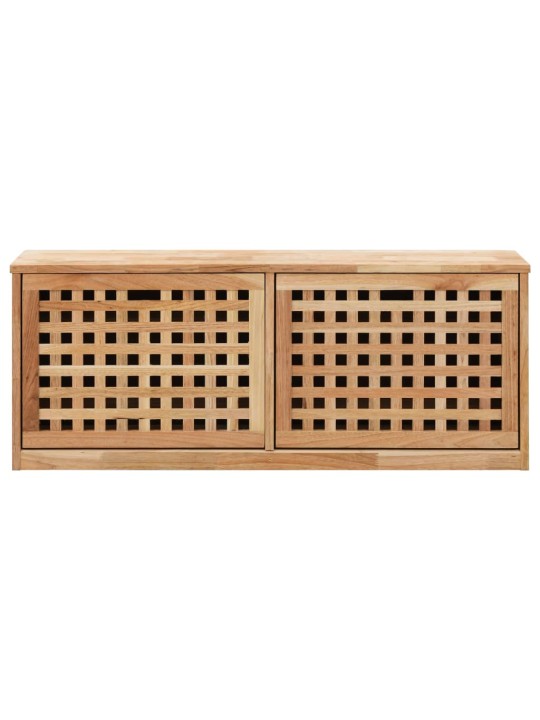 Apavu uzglabāšanas sols, 94x20x38 cm, valriekstu masīvkoks