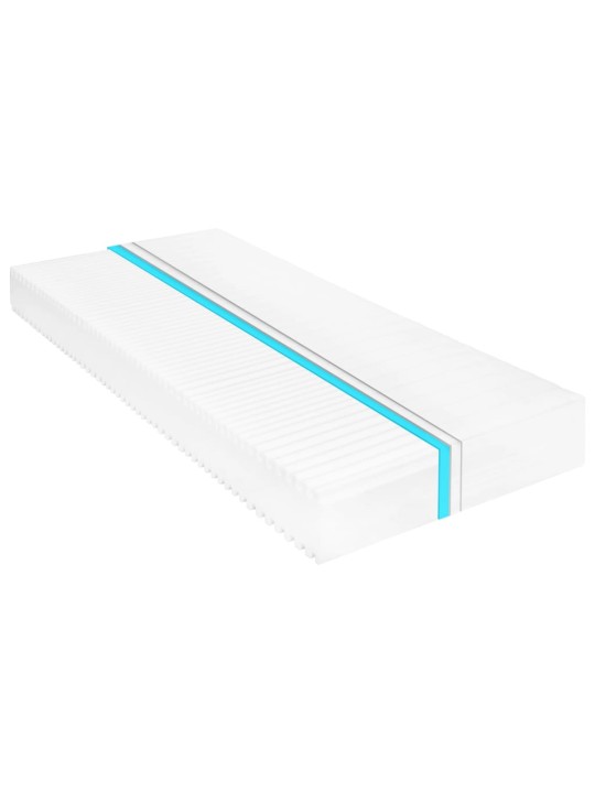 Matracis ar 7 zonām, 120x200 cm, pu putas, 16 cm, h2, h3