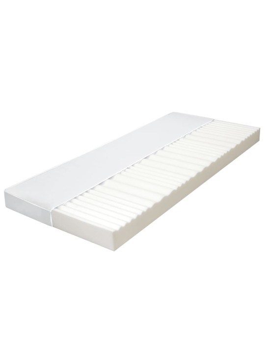 Matracis ar 7 zonām, 80x200 cm, pu putas, 10 cm, h2,h3