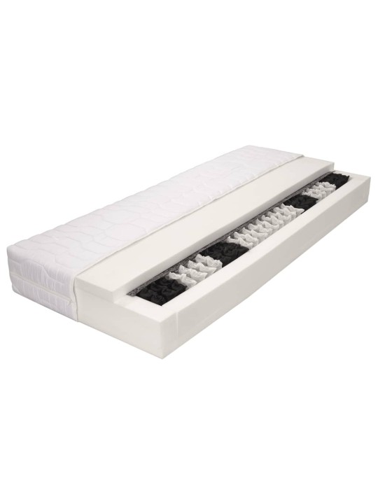 Matracis ar 7 zonām, 100x200 cm, atsperu spoles, 20 cm, h2