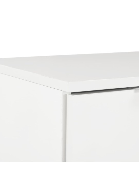 Kumode, 71x35x80 cm, spīdīgi balta, skaidu plāksne