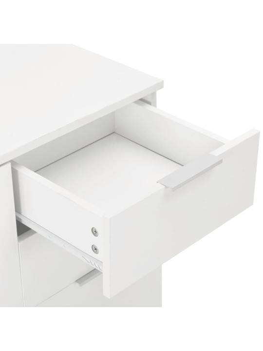 Kumode, 71x35x80 cm, spīdīgi balta, skaidu plāksne