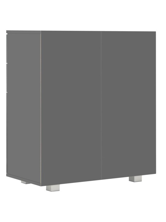 Kumode, 71x35x80 cm, spīdīgi pelēka, skaidu plāksne