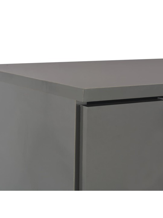 Kumode, 71x35x80 cm, spīdīgi pelēka, skaidu plāksne