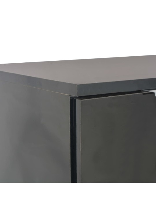 Kumode, 107x35x80,5 cm, spīdīgi melna