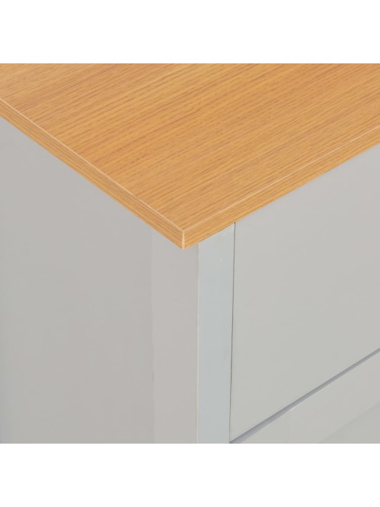 Kumode, 112x35x81 cm, pelēka