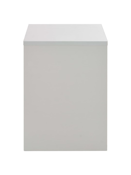 Spoguļgaldiņš ar solu, 104x45x131 cm, pelēks