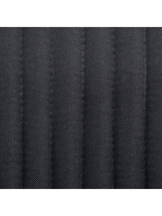 Virtuves krēsli, 2 gab., melns audums