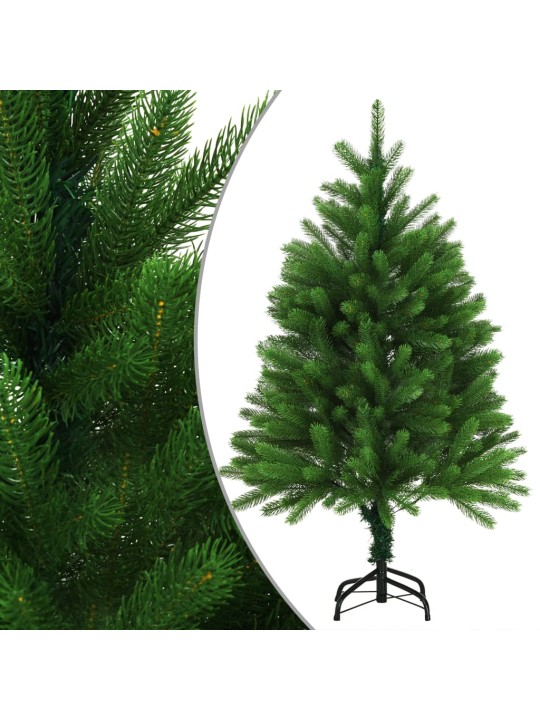 Mākslīgā Ziemassvētku egle, dabīga izskata skujas, 120 cm, zaļa