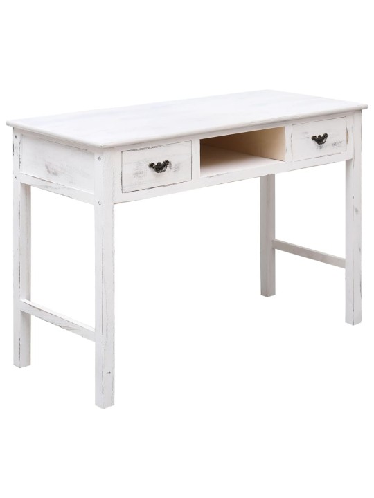 Konsoles galdiņš, 110x45x76 cm, antīki balts, koks