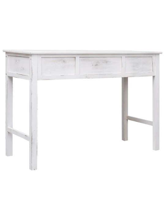 Konsoles galdiņš, 110x45x76 cm, antīki balts, koks