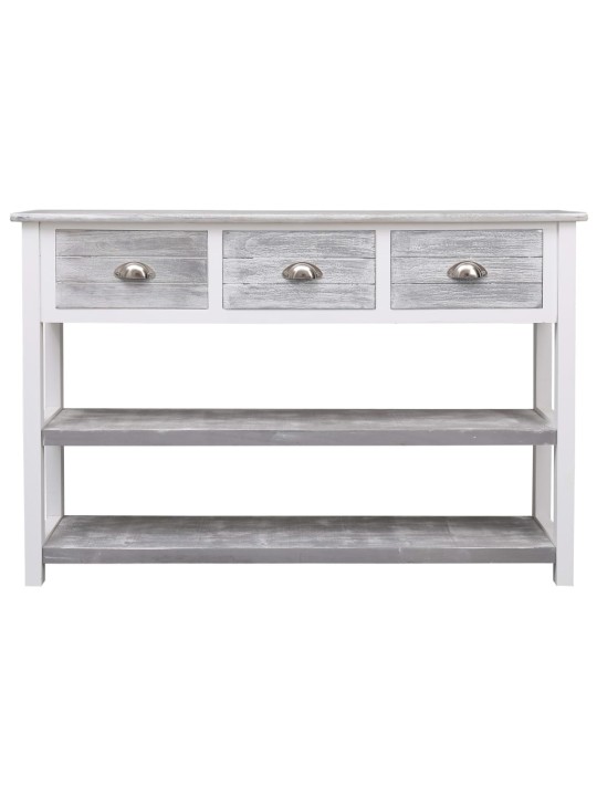 Kumode, 115x30x76 cm, antīki pelēks koks
