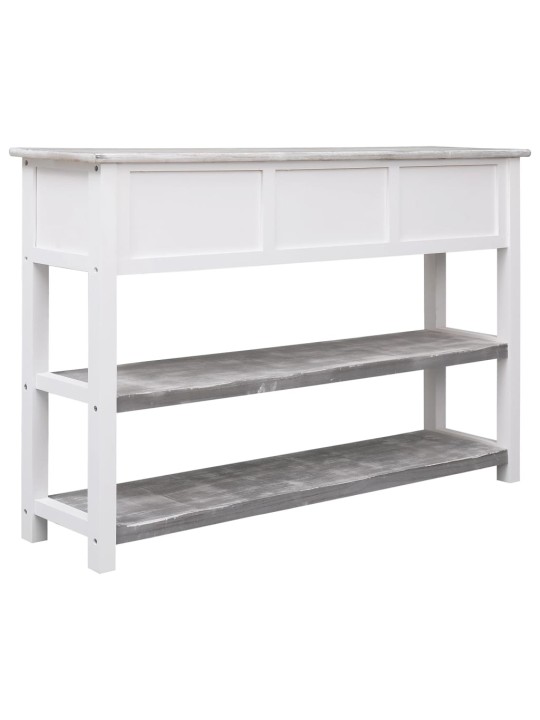 Kumode, 115x30x76 cm, antīki pelēks koks