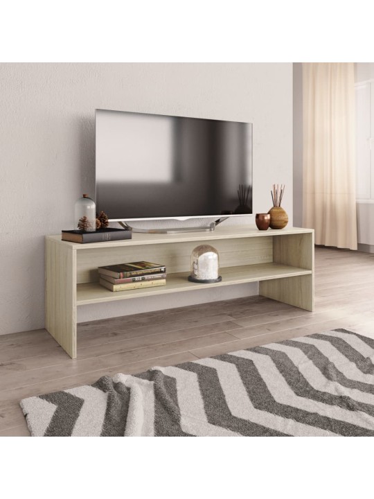 Tv skapītis, 120x40x40 cm, ozolkoka krāsā, inženierijas koks