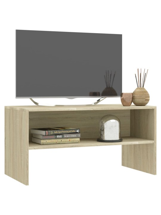 Tv skapītis, 80x40x40 cm, ozolkoka krāsā, skaidu plāksne