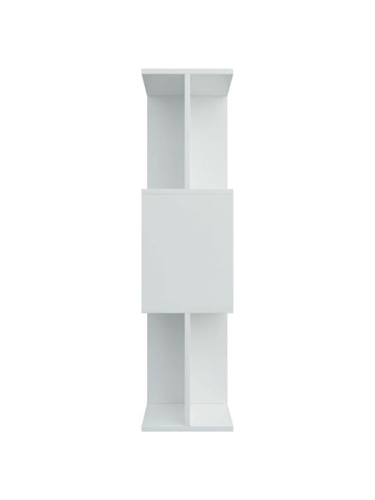 Grāmatu plaukts, 80x24x96 cm, balts, skaidu plāksne