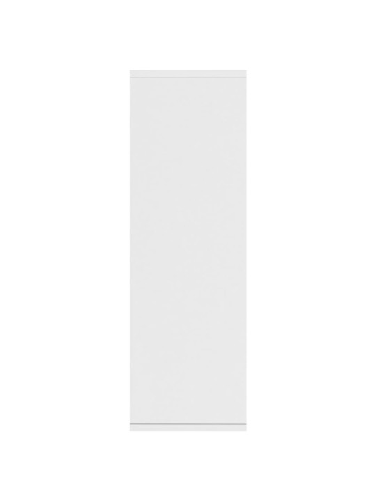 Grāmatu plaukts, 50x25x80 cm, balta skaidu plāksne