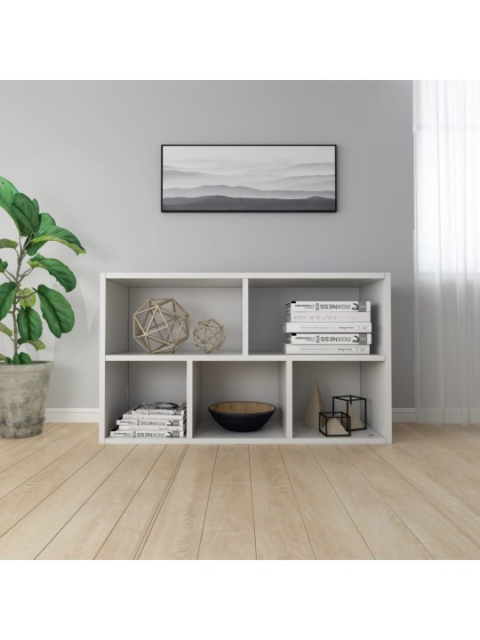 Grāmatu plaukts, 50x25x80 cm, balta skaidu plāksne