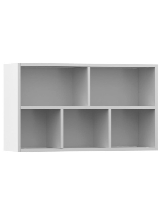 Grāmatu plaukts, 50x25x80 cm, balta skaidu plāksne