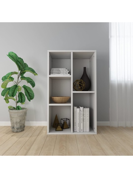 Grāmatu plaukts, 50x25x80 cm, balta skaidu plāksne