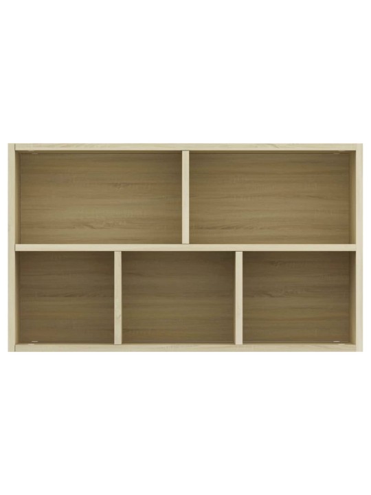 Grāmatu plaukts, 50x25x80 cm, ozola krāsa, skaidu plāksne