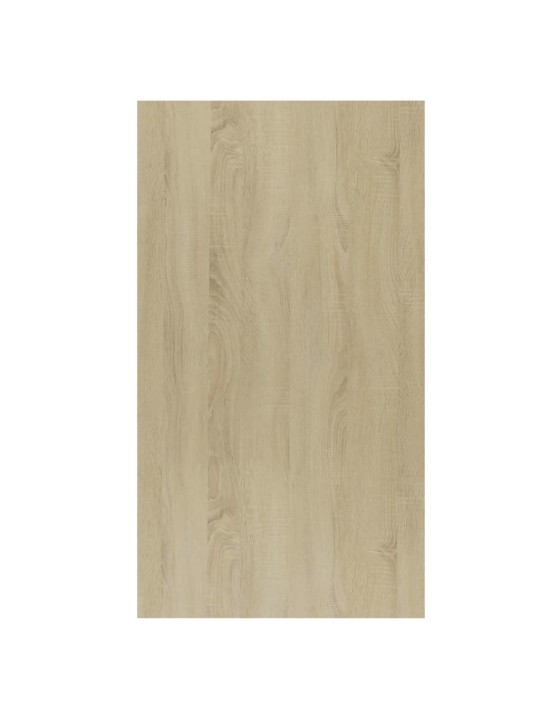 Grāmatu plaukts, 50x25x80cm, balts, ozola krāsa, skaidu plāksne