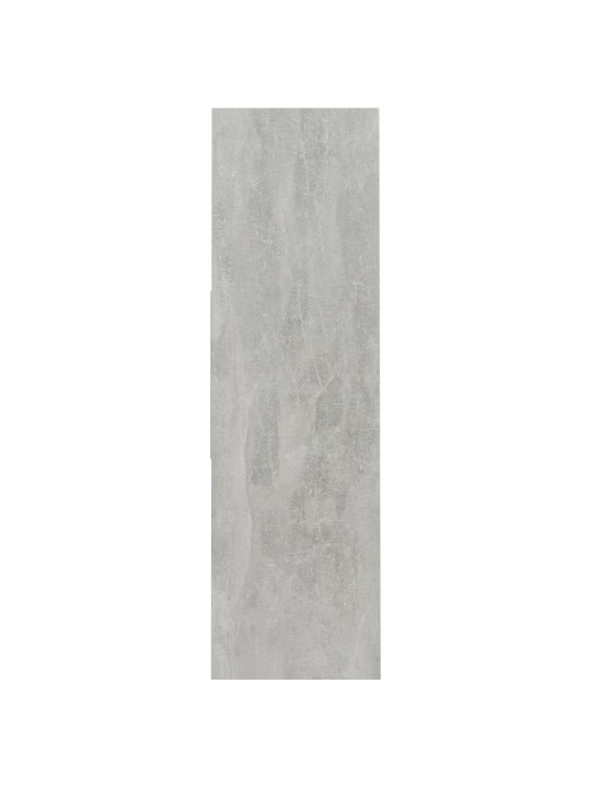 Grāmatu plaukts, 97,5x29,5x100 cm, pelēks, skaidu plāksne