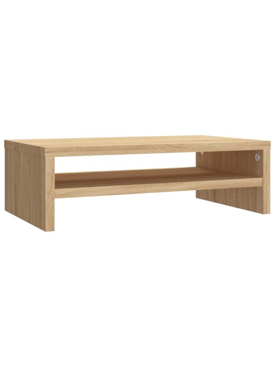 Monitora paliktnis, 42x24x13cm inženierijas koks ozolkoka krāsā