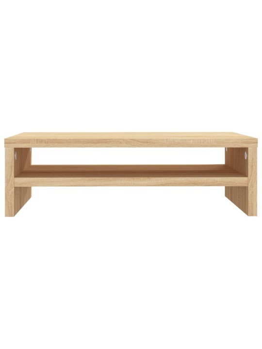 Monitora paliktnis, 42x24x13cm inženierijas koks ozolkoka krāsā