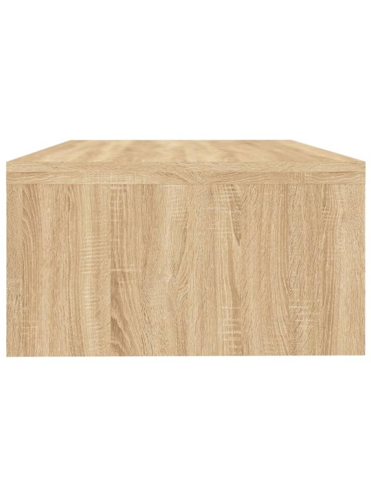 Monitora paliktnis, 42x24x13cm inženierijas koks ozolkoka krāsā