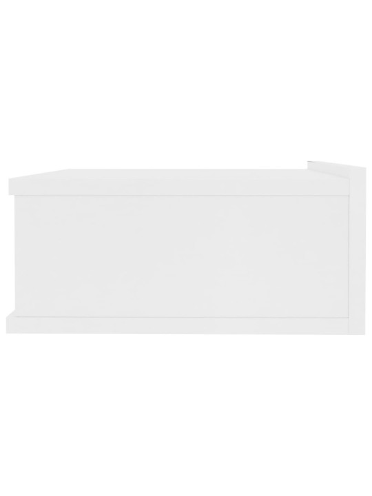 Naktsskapīši, 2 gab., 40x30x15 cm, stiprināmi pie sienas, balti