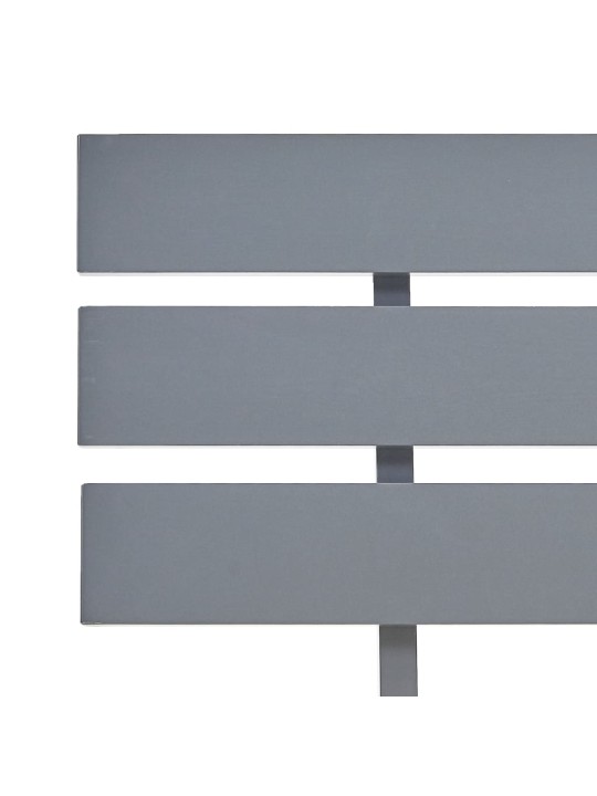 Gultas rāmis, pelēks, priedes masīvkoks, 160x200 cm