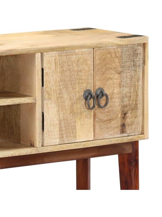Konsoles galdiņš, 115x30x76 cm, neapstrādāts mango masīvkoks
