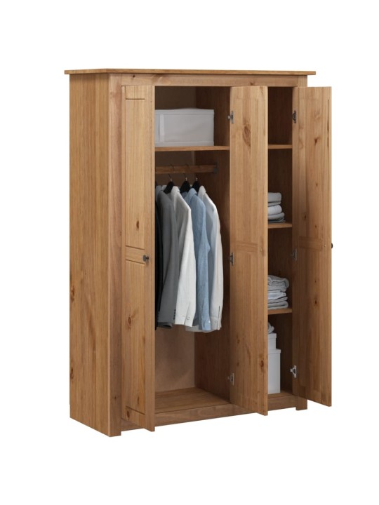 Skapis, 3 durvis, 118x50x171,5 cm, priedes koks