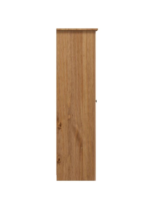 Skapis, 3 durvis, 118x50x171,5 cm, priedes koks