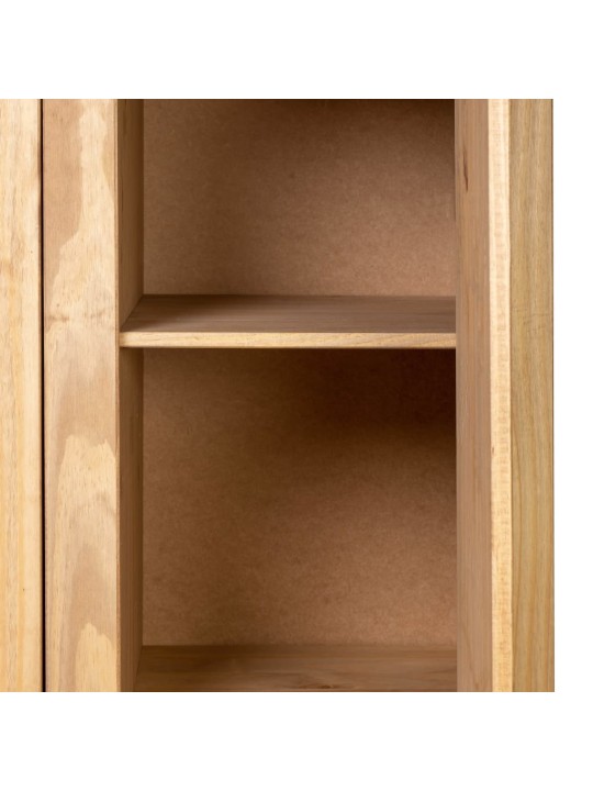 Skapis, 3 durvis, 118x50x171,5 cm, priedes koks