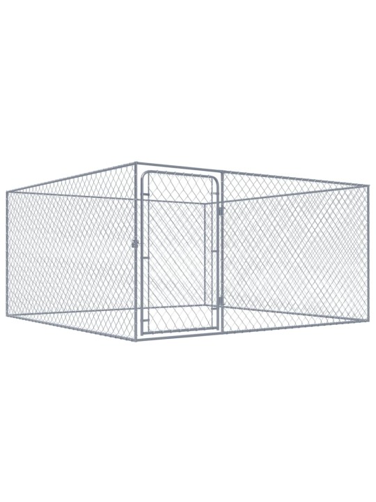 Suņu voljērs, 2x2x1 m, cinkots tērauds
