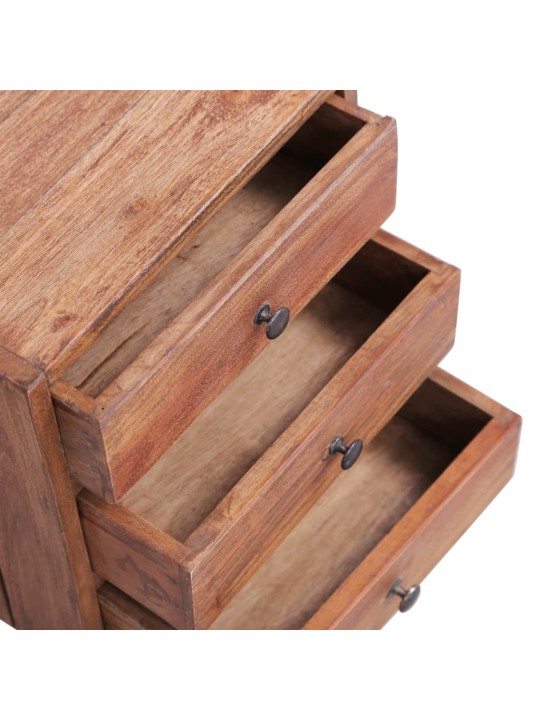Naktsskapītis ar 3 atvilktnēm 35x25x35 cm masīvs sarkankoks