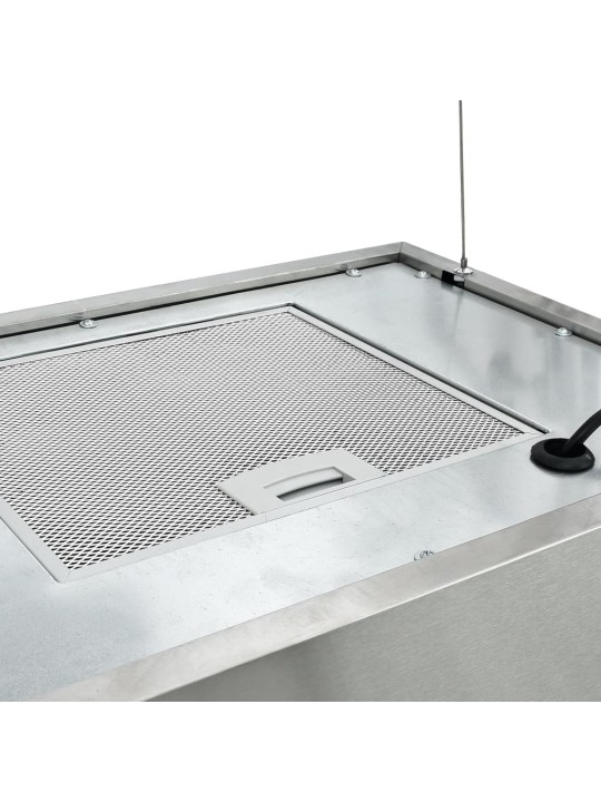 Piekarams tvaika nosūcējs, skārienjutīgs lcd, 55 cm, tērauds