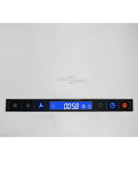 Piekarams tvaika nosūcējs, skārienjutīgs lcd, 55 cm, tērauds