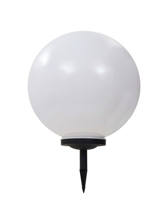 Āra solārās lampas, 2 gab., led, sfēriskas, 50 cm, rgb