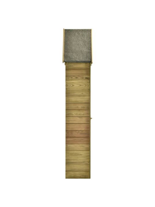 Instrumentu šķūnis, 69,5x32x178 cm, impregnēts priedes koks