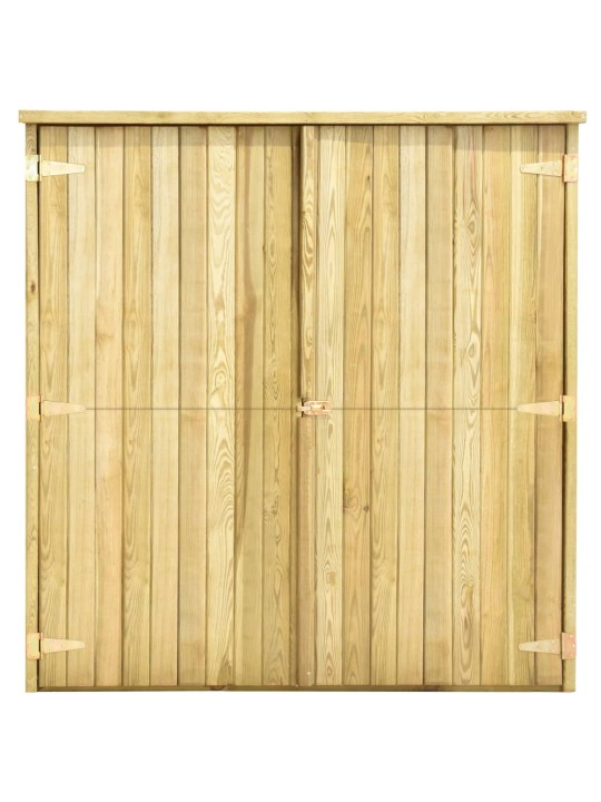 Dārza šķūnis, 163x50x171 cm, impregnēts priedes koks