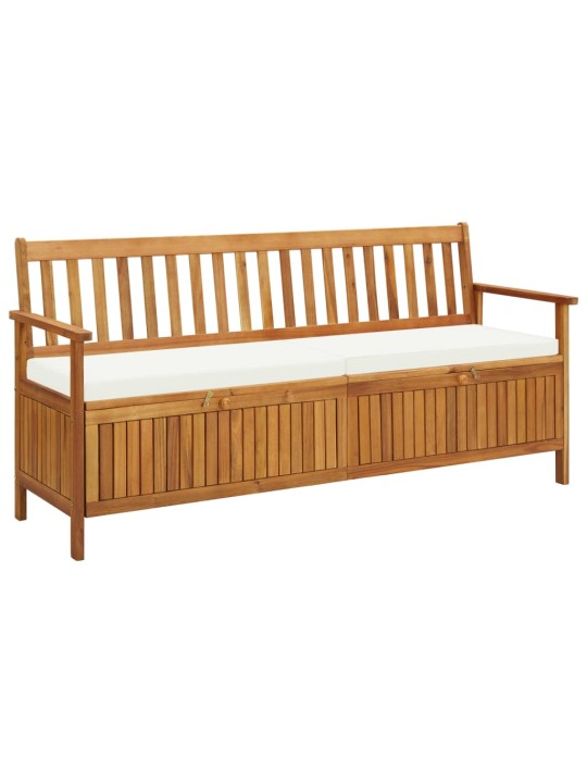Uzglabāšanas sols ar matraci, 170 cm, akācijas masīvkoks