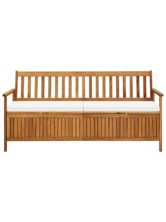 Uzglabāšanas sols ar matraci, 170 cm, akācijas masīvkoks