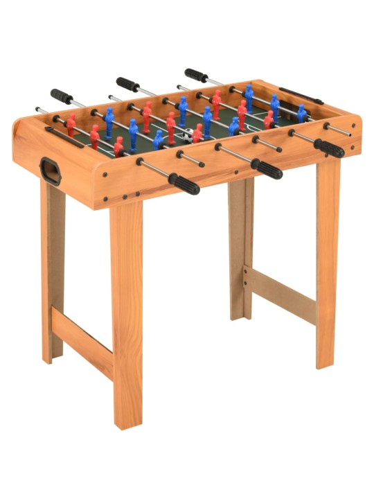 Mini galda futbols, kļavas koka krāsa, 69x37x62 cm