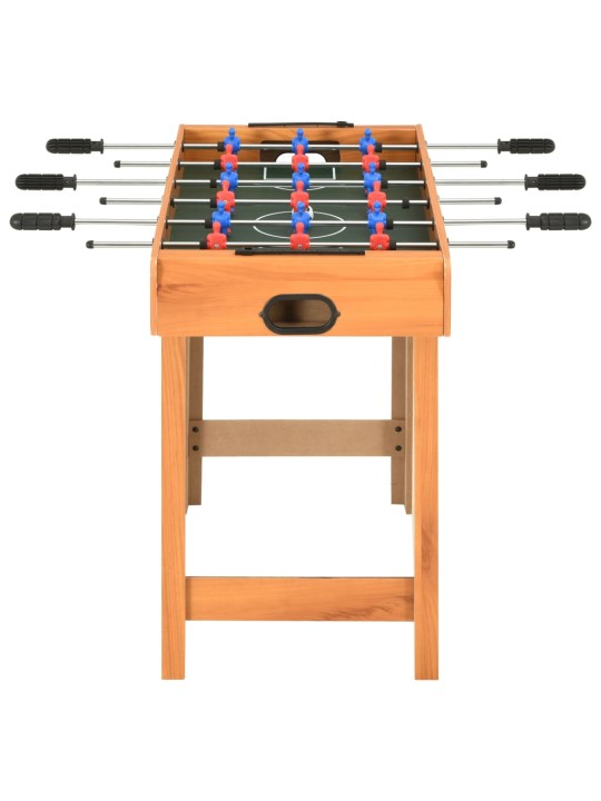 Mini galda futbols, kļavas koka krāsa, 69x37x62 cm