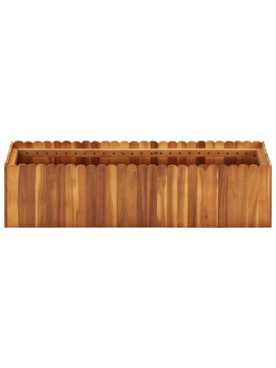 Augstā puķu kaste, 100x30x25 cm, akācijas masīvkoks